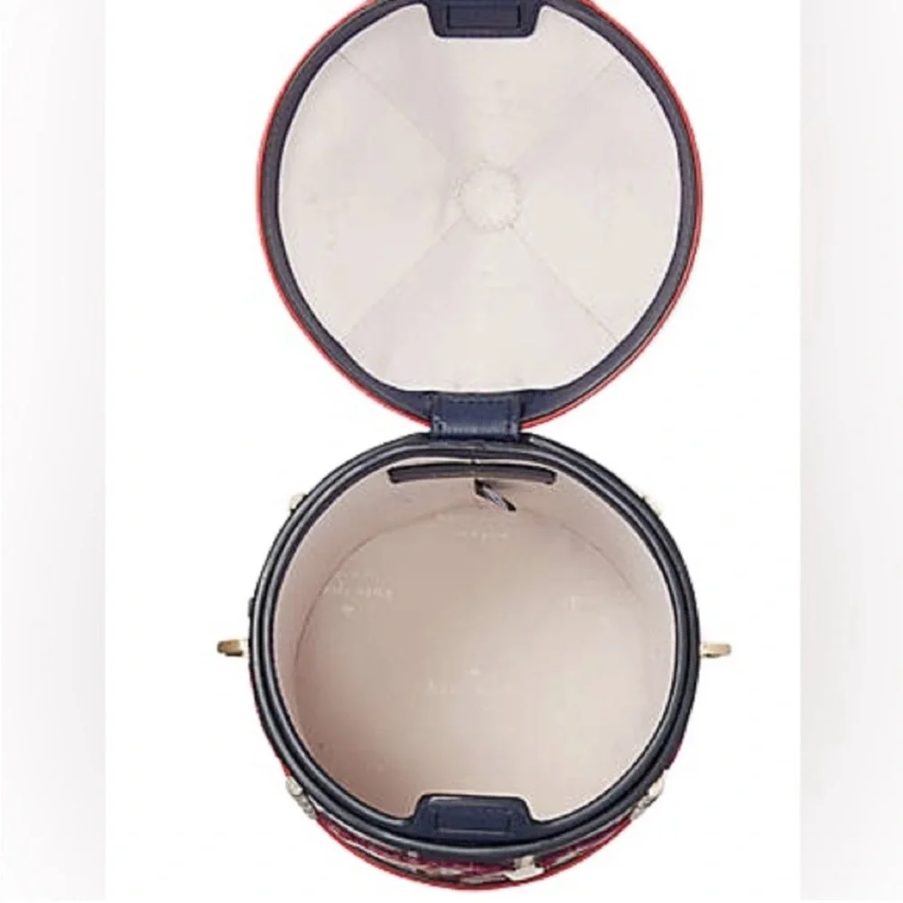 Kate Spade Red and Navy Carousel Crossbody Bag NWT - Picture 3 of 5
